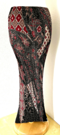 Batik uit Java. Authentieke rok plissé. Maat 38 t/m 42.