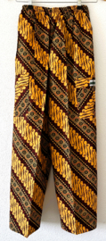Authentieke Javaanse batik broek. Maat 36.