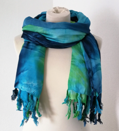 Sarong tie dye 'Deap Sea'.