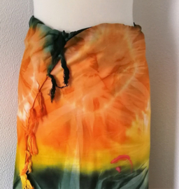 Sarong tie dye 'Musim gugur'.