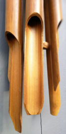 Grote handgemaakte bamboe bas windgong.