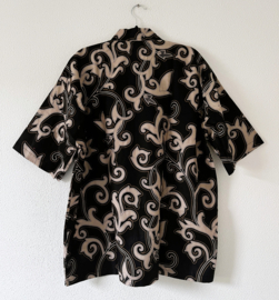 Authentieke Balinese batik blouse/overhemd. Maat 58 t/m 74.