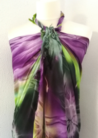 Sarong tie dye 'Purple Dream'.