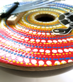 Authentieke Balinese kalimba/duimpiano. 'schildpad'.