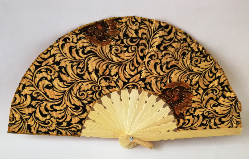 efficiëntie Subsidie Verblinding Kleurrijke waaier. Bamboe met batik stof 21,5 cm. | Waaiers | Mooi uit Bali