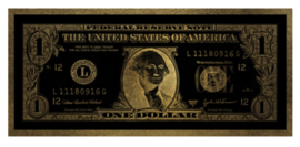 AluArt - Dollar Washington GLAM005 Gold (90x200)