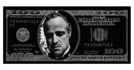 AluArt - Dollar Godfather GLAM009 Zilver (90x200)