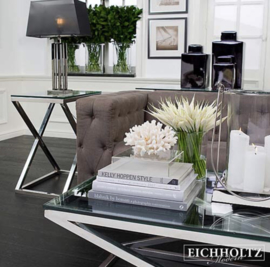 EICHHOLTZ Bijzettafel Side Table Criss Cross (laag)