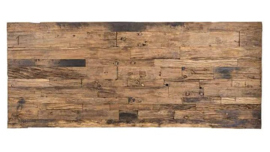 Luxe Salontafel hout chroom (130x80)