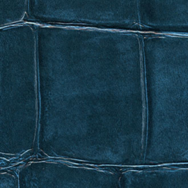 Elitis Big Croco behang - blauw VP 423 29
