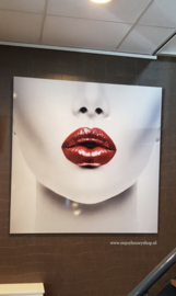 AluArt Kunstwerk - Red Lips
