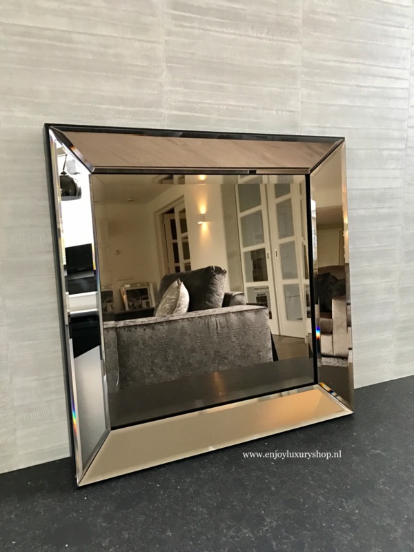 Spiegel met spiegellijst Brons (70x90)