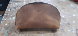 LIAM'S Kulturtasche für Herren - EXTRA LARGE -Farbe COGNAC -Kulturtasche aus Leder