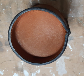 LIAM'S Stiftebecher - Farbe COGNAC - Federmäppchen aus Leder mit Stiftablage