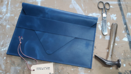 LIAM'S laptophoes -  laptop sleeve - laptop map 13" kleur BLAUW