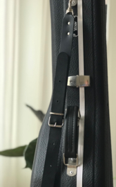 Liam's Verstelbare Lederen Banjo Strap - ook bruikbaar als Hardcase strap