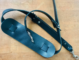 Liam's Verstelbare Lederen Banjo Strap - ook bruikbaar als Hardcase strap