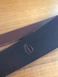 Liam's Adjustable  Leather Bass Guitar Strap (extra wide - 8cm)