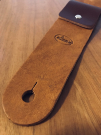 Liam's Adjustable Leather Woven Guitar Strap