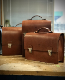 LIAM'S BRIEFCASE BACKPACK cognac