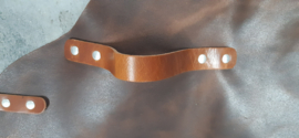 LIAM'S - Grillschürze aus Leder - Farbe DARK BROWN - Grillschürze aus Leder