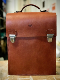 LIAM'S BRIEFCASE BACKPACK cognac