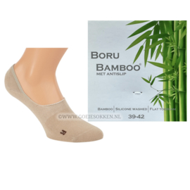 BAMBOE | SNEAKER-SOCK | BEIGE | NAADLOOS | BORU