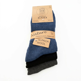 ALPACA WOLLEN SOK | WARM | COMFORTABEL | DUN SOK