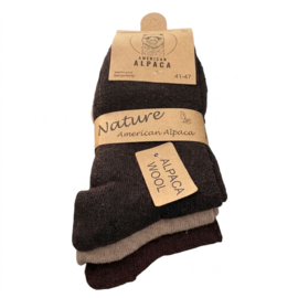 ALPACA WOLLEN SOK | WARM | COMFORTABEL | DUNNE SOK