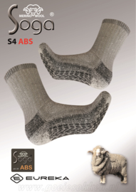 MERINO WOLLEN SOKKEN | ANTI SLIP l SOGA | EUREKA | S4 ABS