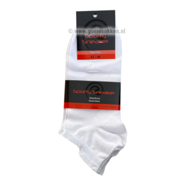 SNEAKER SOK | WIT | POLO TEAM | NAADLOOS | HARCO