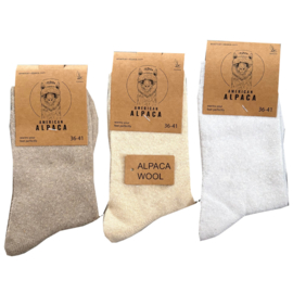 ALPACA WOLLEN SOK | WARM | COMFORTABEL | DUNNE SOK