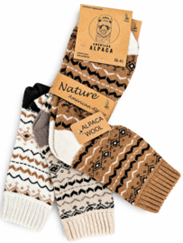 ALPACA WOLLEN SOK | WARM | COMFORTABEL | DUNNE SOK