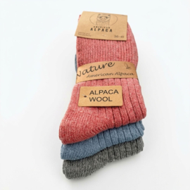 ALPACA WOLLEN SOK | WARM | COMFORTABEL | DUNNE SOK