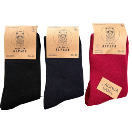 ALPACA WOLLEN SOK | WARM | COMFORTABEL | HALF DIKKE SOK
