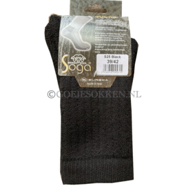 MERINO WOLLEN SOKKEN | ZWART | SOGA | EUREKA | S25