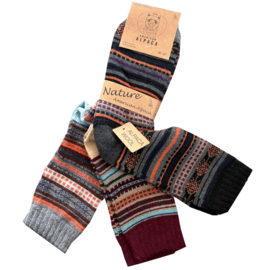 ALPACA WOLLEN SOK | WARM | COMFORTABEL | HALF DIKKE SOK