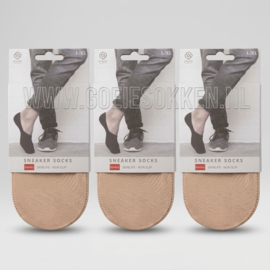 SNEAKER SOKKEN | BEIGE | NAADLOOS | STEPS