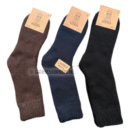 ALPACA WOLLEN SOK | WARM | COMFORTABEL | DIKKE SOK