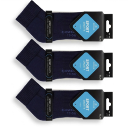 SHORTY | HALF HOGE SOK | BLAUW | BADSTOF ZOOL | NAADLOOS | EUREKA
