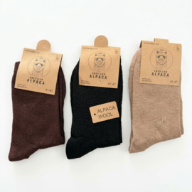 ALPACA WOLLEN SOK | WARM | COMFORTABEL | DUNNE SOK