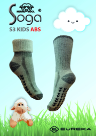 MERINO-WOLLEN | KINDERSOK | ANTI SLIP | EUREKA | S3 ABS