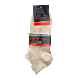 SNEAKER SOK | BEIGE | POLO | NAADLOOS | HARCO