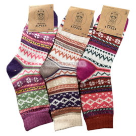 ALPACA WOLLEN SOK | WARM | COMFORTABEL