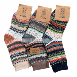 ALPACA WOLLEN SOK | WARM | COMFORTABEL | DUNNE SOK