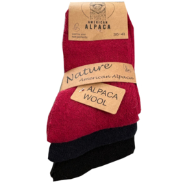 ALPACA WOLLEN SOK | WARM | COMFORTABEL | HALF DIKKE SOK