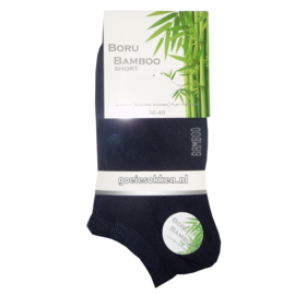 BAMBOE | SHORT-SOCK | BLAUW | NAADLOOS | BORU