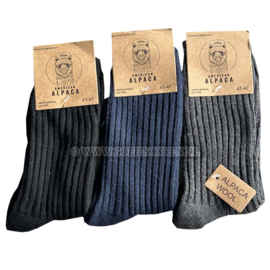 ALPACA WOLLEN SOK | KABELSOK | COMFORTABEL | WARM