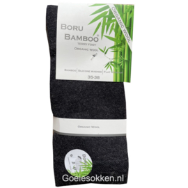 BAMBOE-WOL COMBI | BADSTOF ZOOL | BLAUW | NAADLOOS | BORU