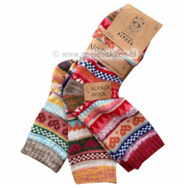 ALPACA WOLLEN SOK | WARM | COMFORTABEL | DUNNE SOK